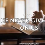 Having God